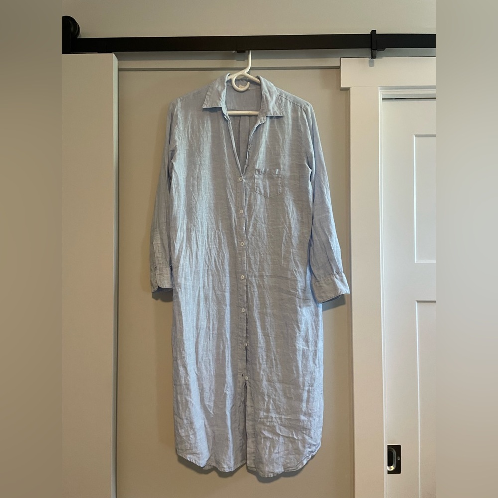 NAÏF montreal  Linen Shirt Dress